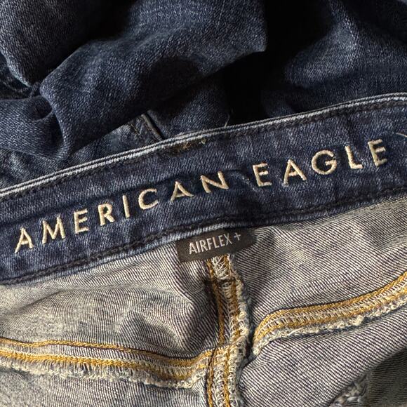 American Eagle Mens SZ 29x30 Original Bootcut Jeans Zip-Fly Stretch Airflex + - Picture 8 of 11